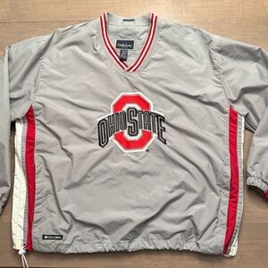 Ohio State Buckeyes Gray Holloway Pull Over: Vintage & Pristine